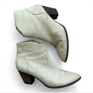 Frye Ivory Western Ankle Cowboy Boots 9.5